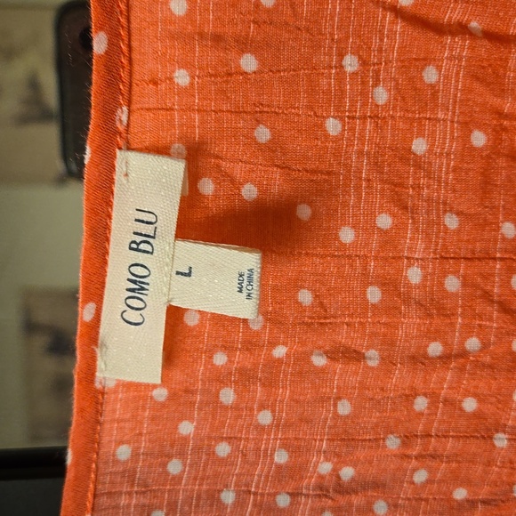 Como Blu Cute Polka Dot Blouse - Picture 3 of 3